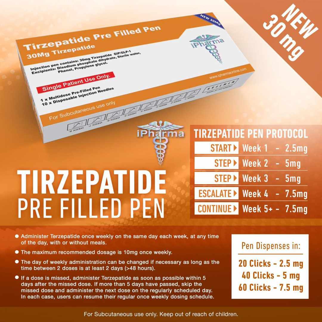 Mounjaro Pen - IPHARMA TIRZEPATIDE 30MG