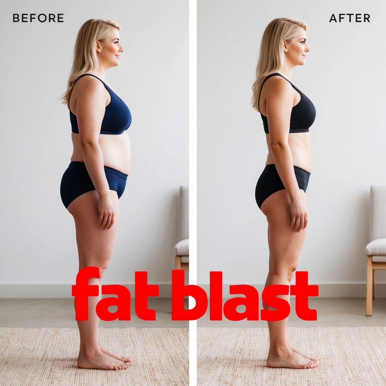 Fat Blast Before and After