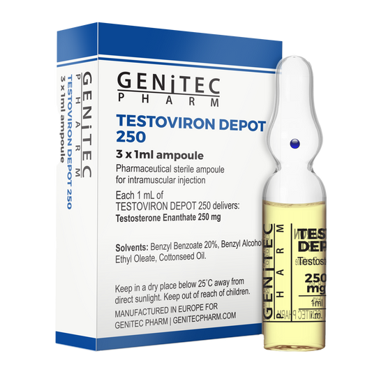 GENITEC PHARM ~ 1ml Testosterone Enanthate 250mg