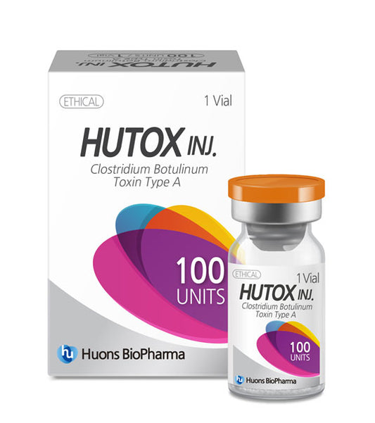 Hutox 100U + Saline.  Botox